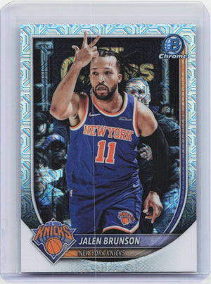 2025-26 Bowman #BCV-62 Jalen Brunson Chrome Mojo Refractors