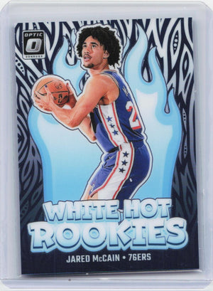 2024-25 Donruss Optic #2 Jared McCain White Hot Rookies