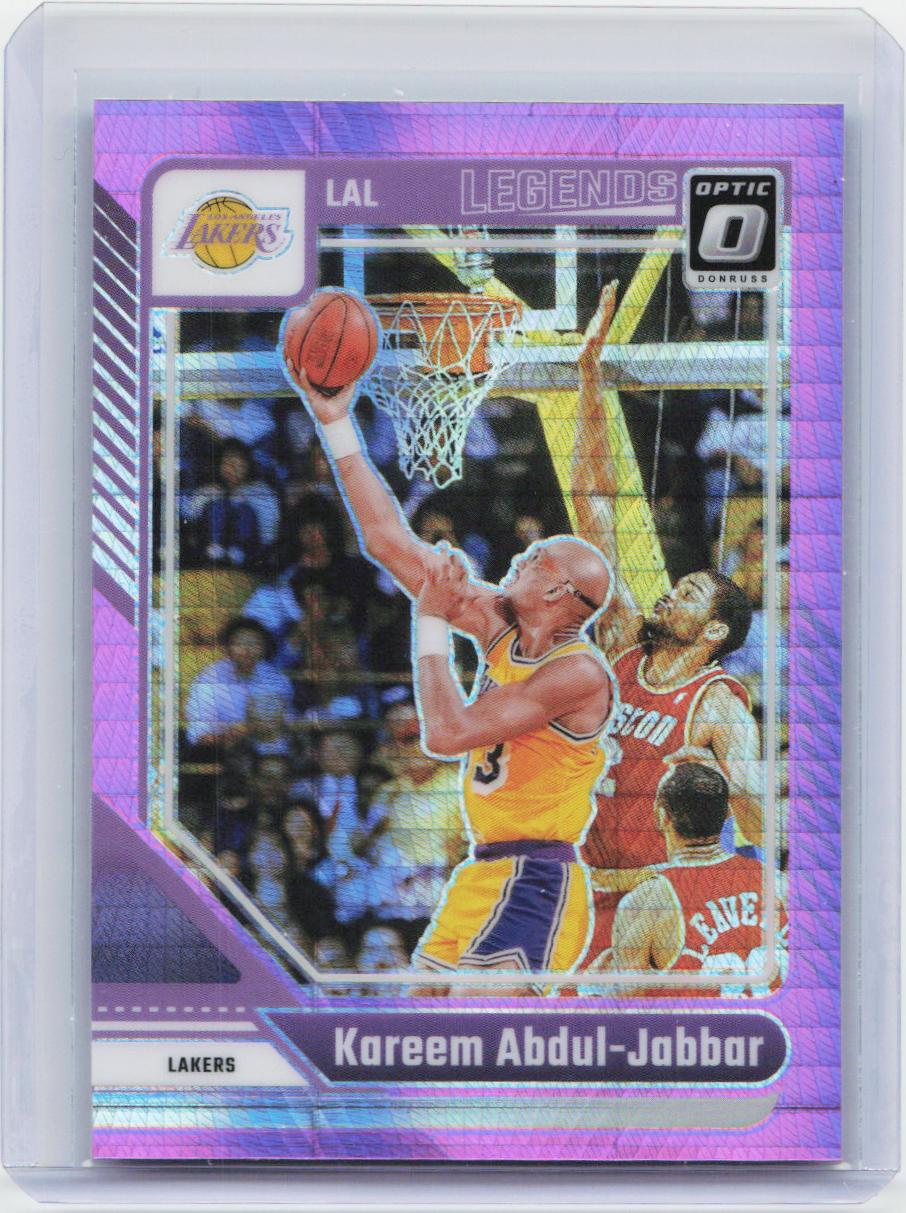 2024-25 Donruss Optic #228 Kareem Abdul-Jabbar Hyper Pink