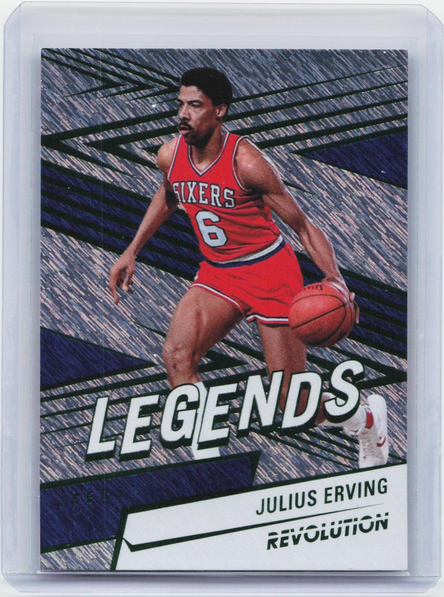 2024-25 Panini Revolution #153 Julius Erving Green Storm #/149