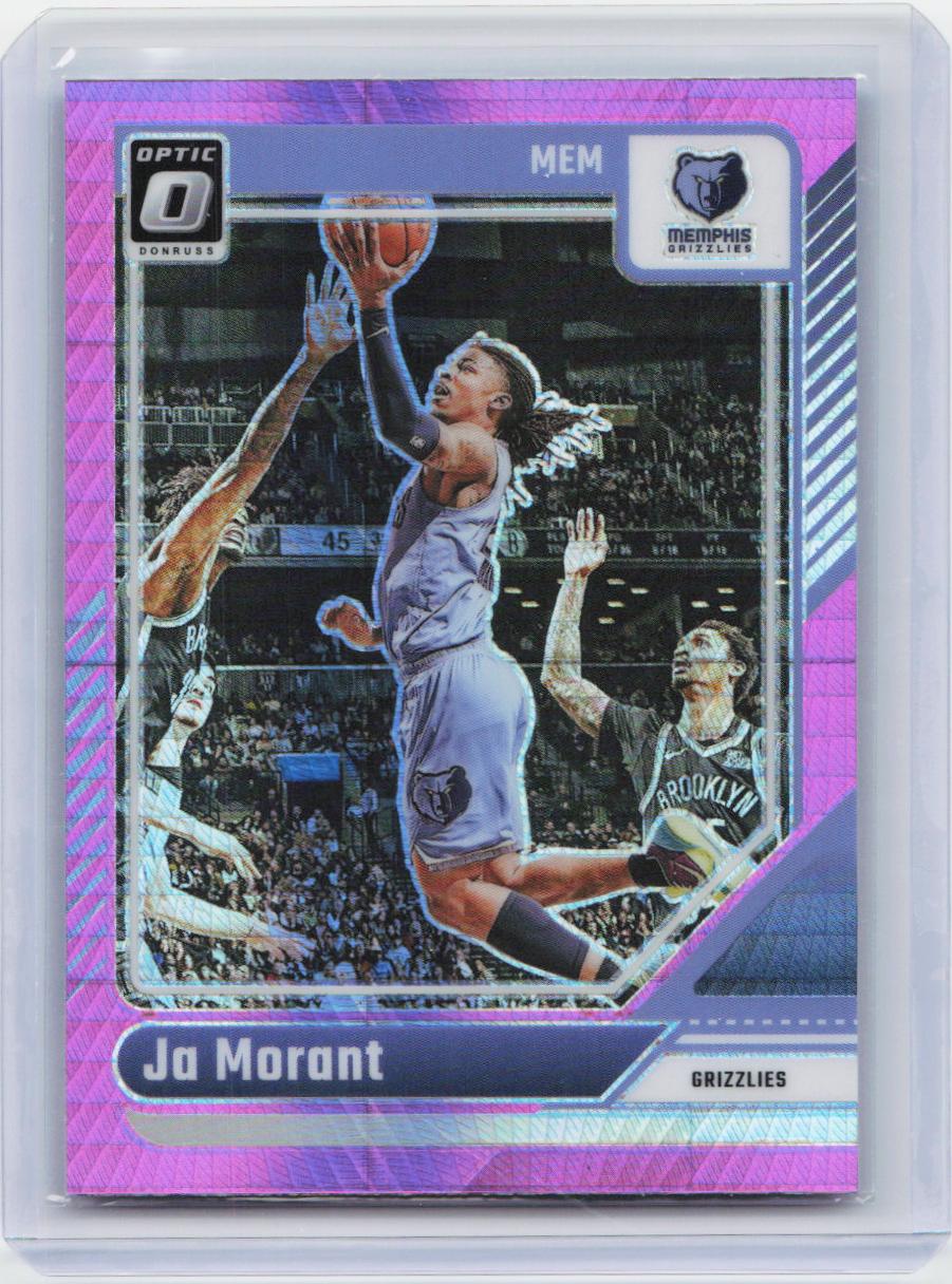 2024-25 Donruss Optic #106 Ja Morant Hyper Pink