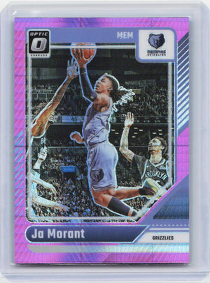 2024-25 Donruss Optic #106 Ja Morant Hyper Pink