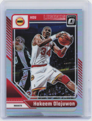 2024-25 Donruss Optic #249 Hakeem Olajuwon Holo