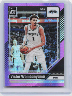 2024-25 Donruss Optic #45 Victor Wembanyama Hyper Pink