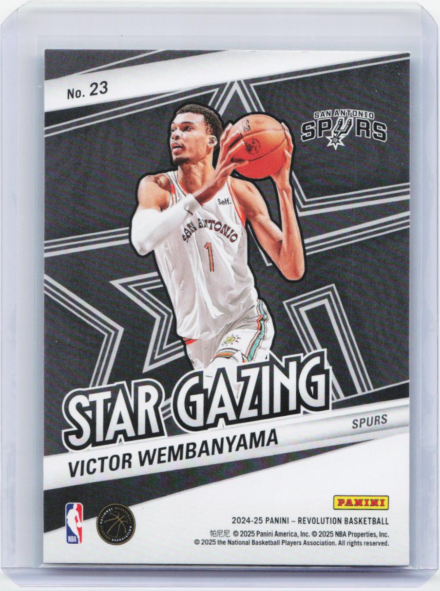 2024-25 Panini Revolution #23 Victor Wembanyama Star Gazing