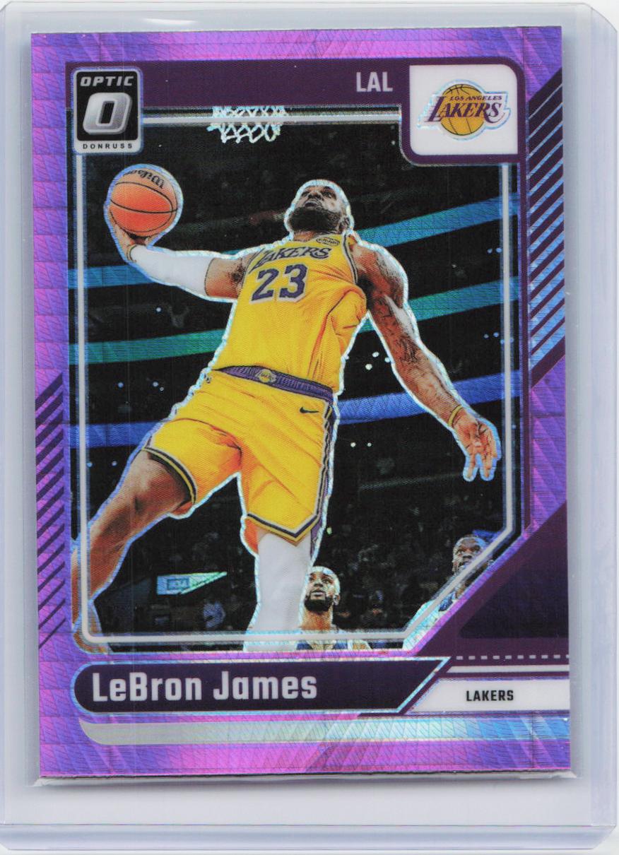 2024-25 Donruss Optic #148 LeBron James Hyper Pink