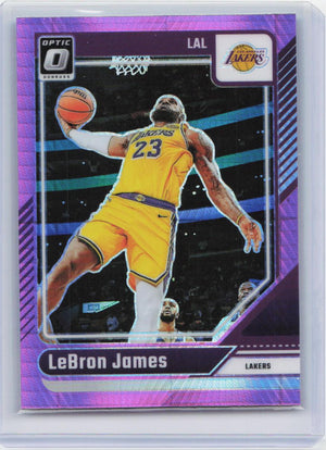 2024-25 Donruss Optic #148 LeBron James Hyper Pink