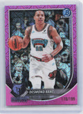 2025-26 Bowman #BCV-138 Desmond Bane Chrome Pink Mojo Refractors #/199