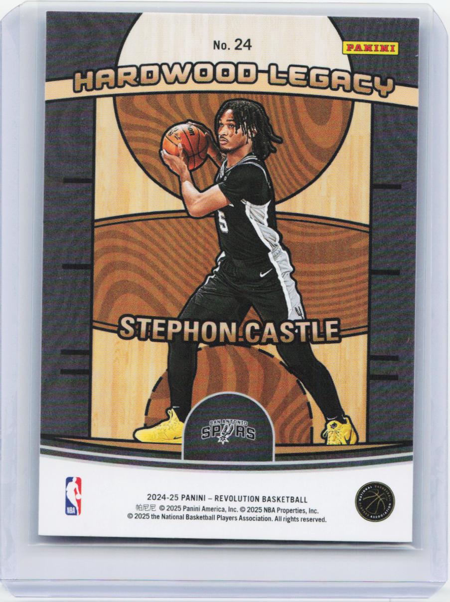 2024-25 Panini Revolution #24 Stephon Castle Hardwood Legacy