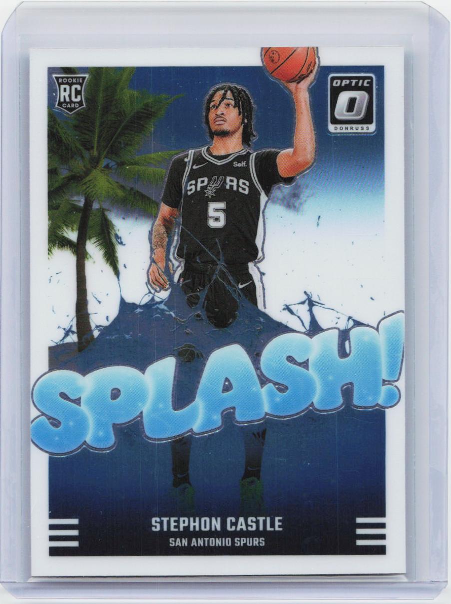 2024-25 Donruss Optic #14 Stephon Castle Splash!