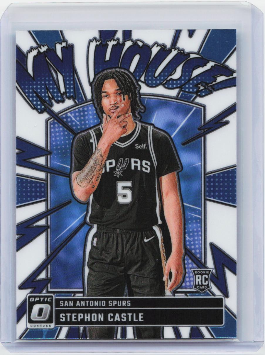 2024-25 Donruss Optic #16 Stephon Castle My House