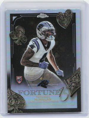 2025 Topps Chrome #F15-19 Tetairoa McMillan Fortune 15 Refractor