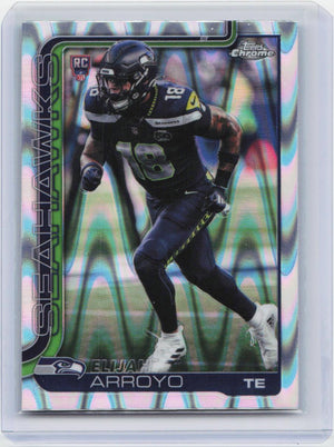 2025 Topps Chrome #396 Elijah Arroyo Ray Wave Refractor
