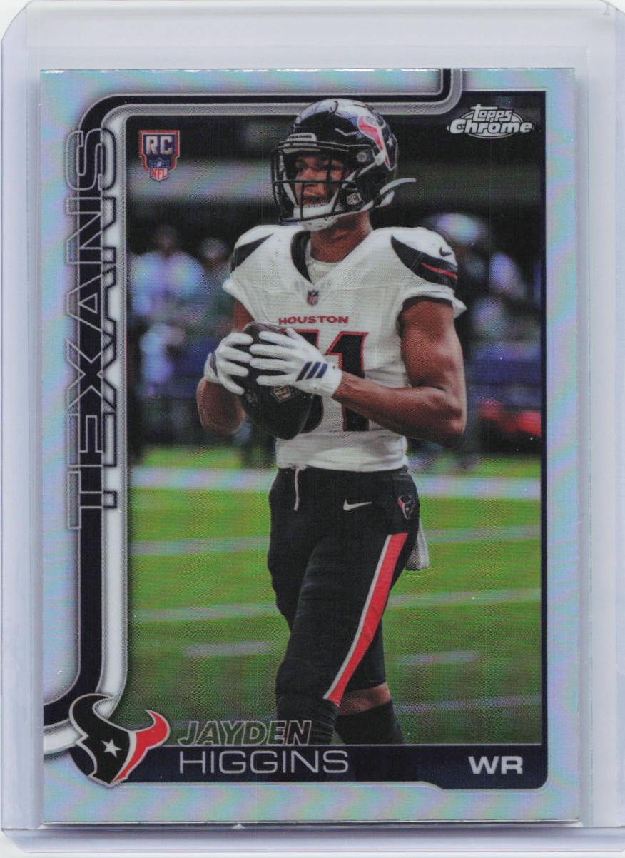 2025 Topps Chrome #343 Jayden Higgins Refractor