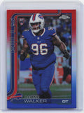 2025 Topps Chrome #360 Deone Walker Red White and Blue Refractor