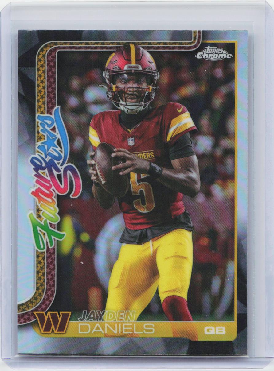 2025 Topps Chrome #FS-14 Jayden Daniels Future Stars Refractor
