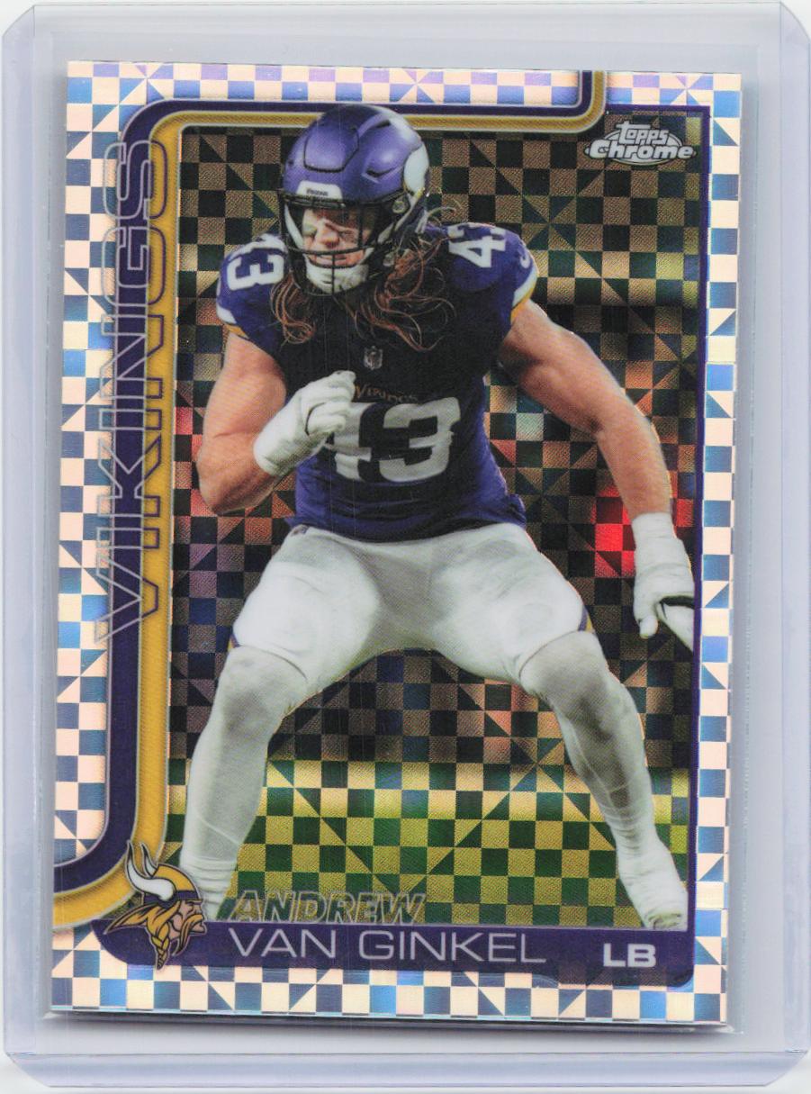 2025 Topps Chrome #198 Andrew Van Ginkel X-Fractor