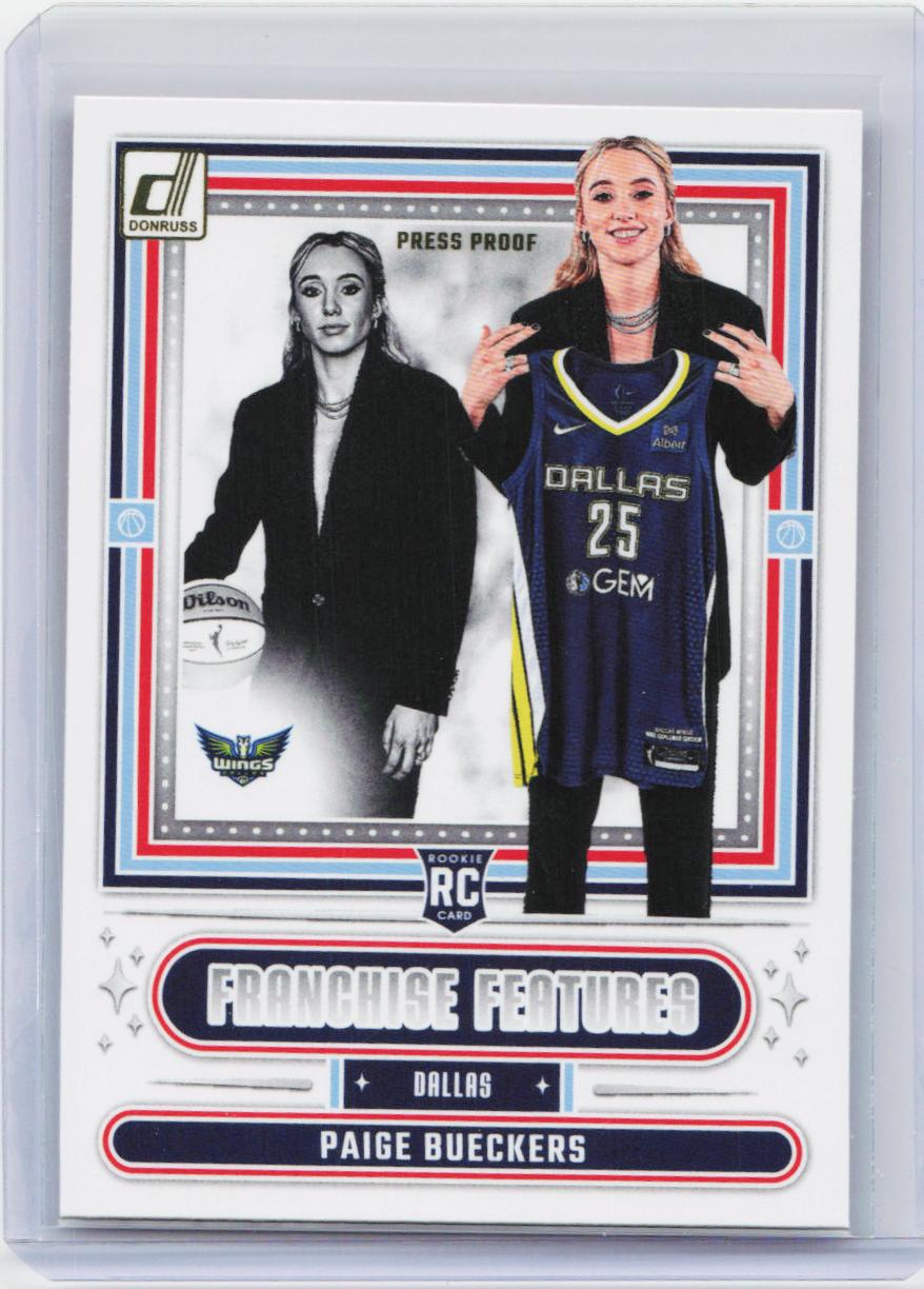 2025 Donruss WNBA #16 Paige Bueckers Franchise Features Press Proof