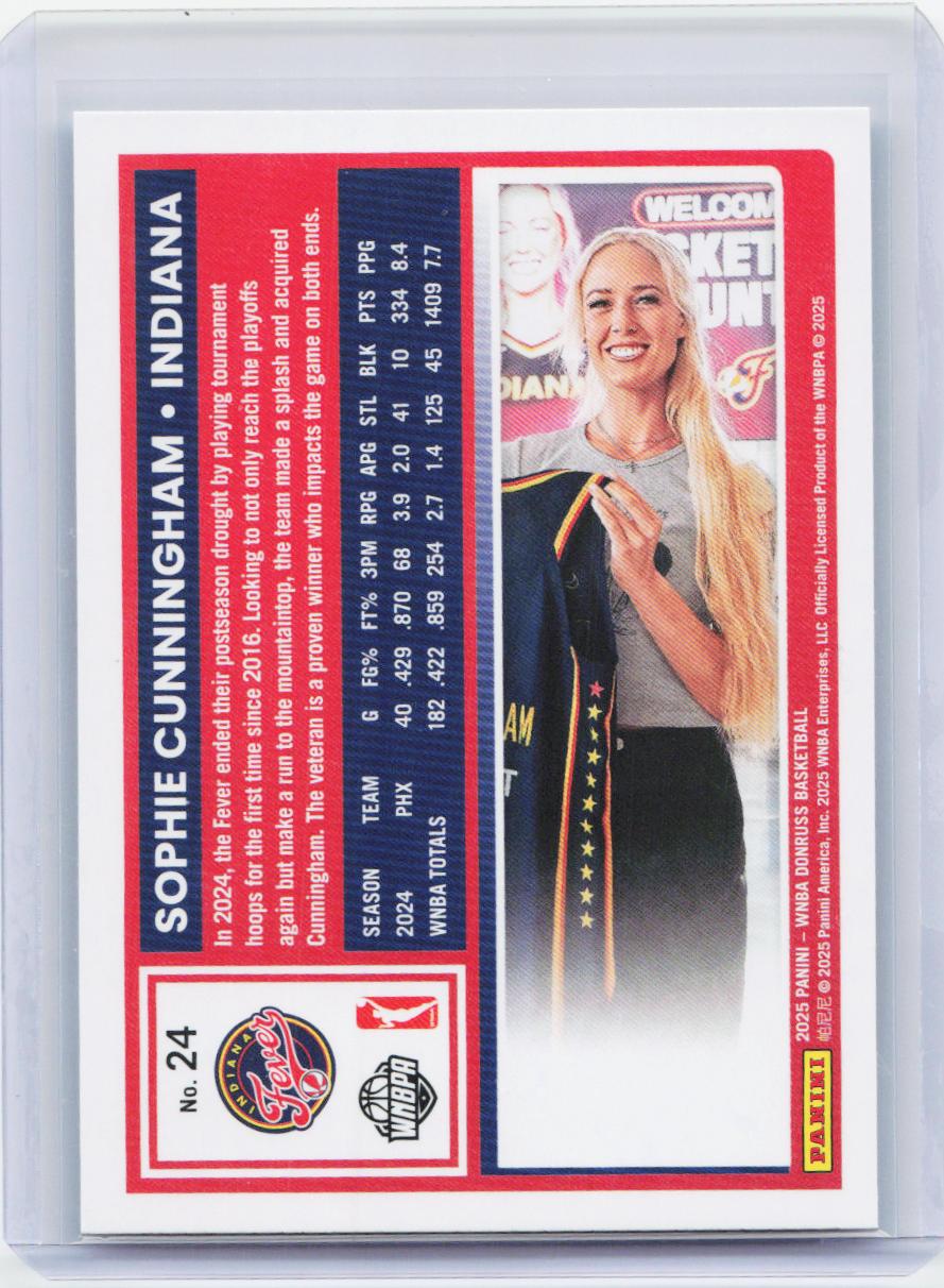 2025 Donruss WNBA #24 Sophie Cunningham