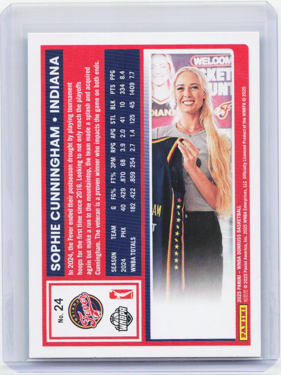 2025 Donruss WNBA #24 Sophie Cunningham