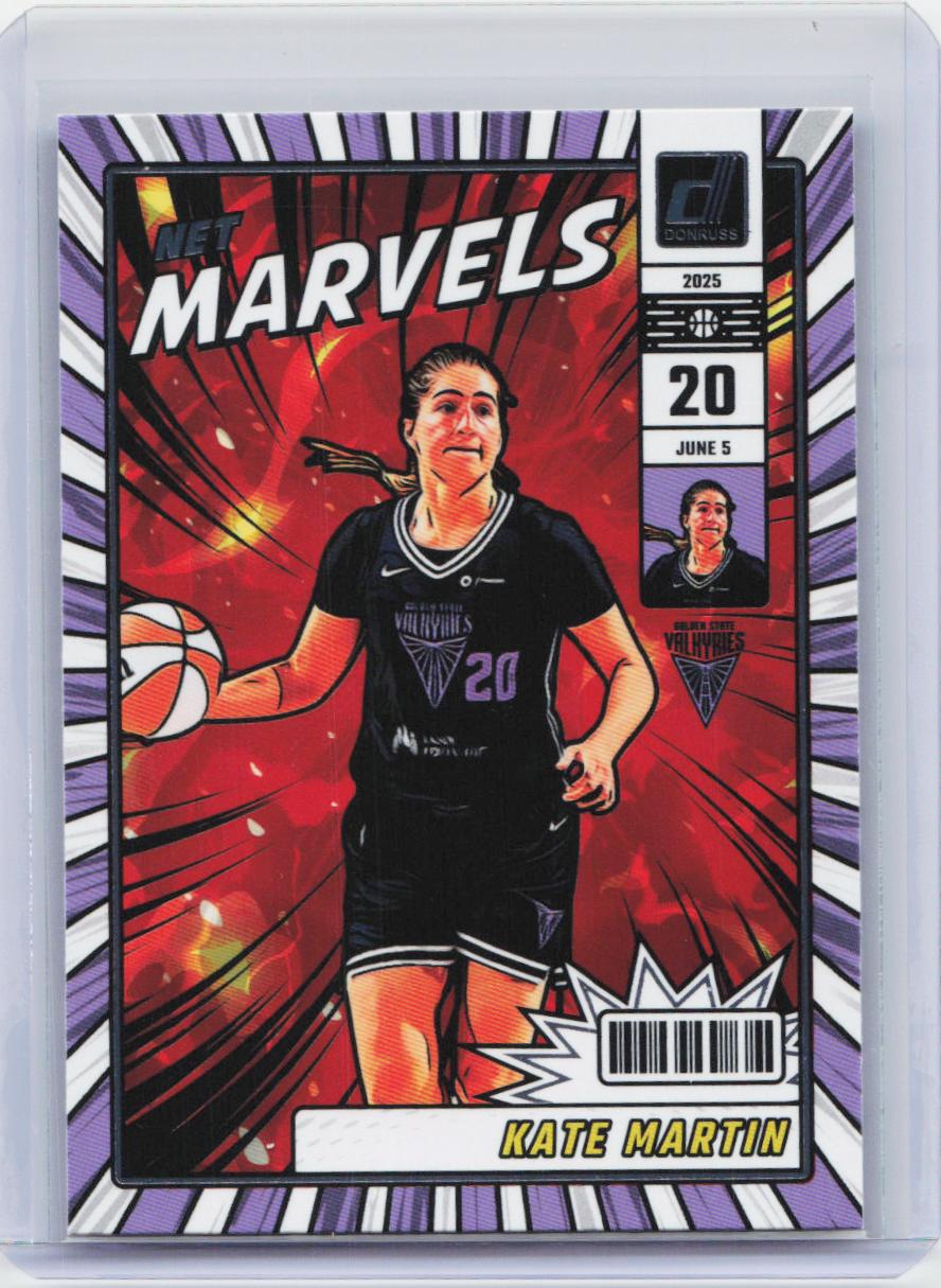 2025 Donruss WNBA #12 Kate Martin Net Marvels Press Proof