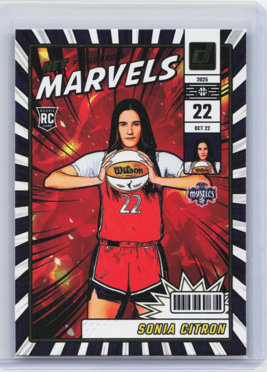 2025 Donruss WNBA #4 Sonia Citron Net Marvels Press Proof