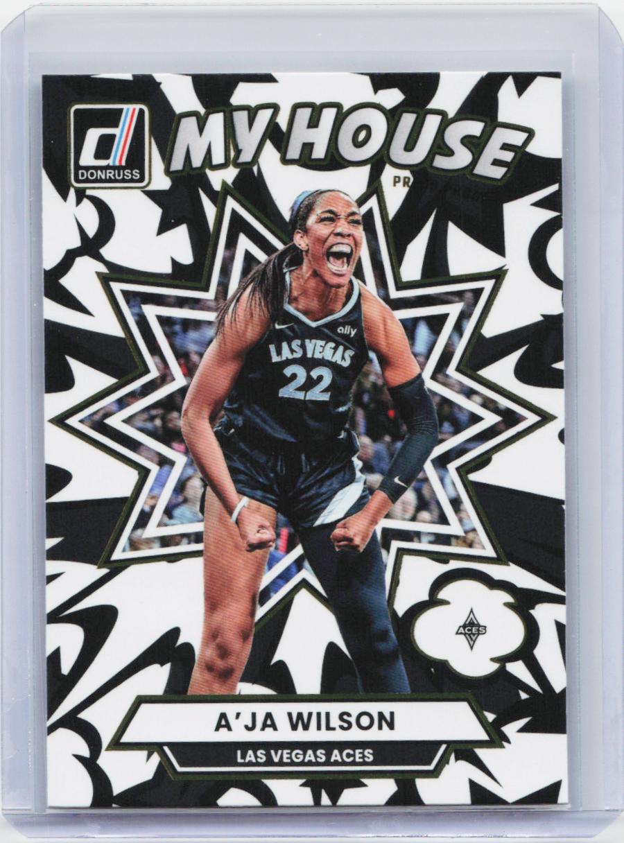 2025 Donruss WNBA #5 A'ja Wilson My House Press Proof