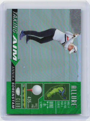 2026 Upper Deck Allure #TA-19 Annika Sorenstam Taking Aim