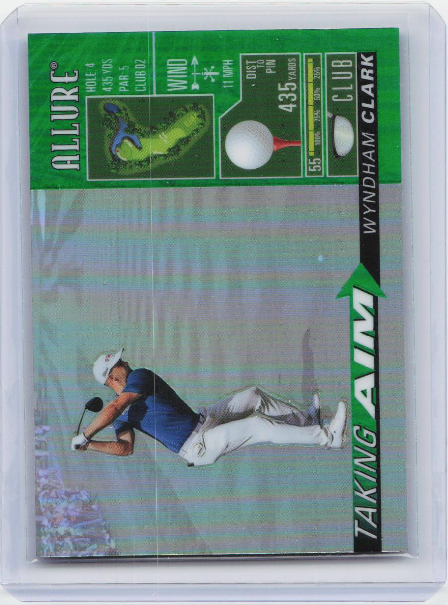 2026 Upper Deck Allure #TA-5 Wyndham Clark Taking Aim