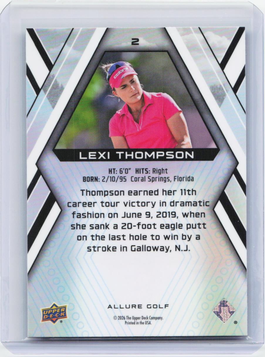 2026 Upper Deck Allure #2 Lexi Thompson