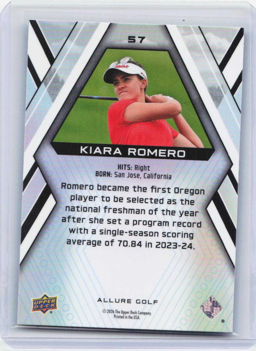 2026 Upper Deck Allure #57 Kiara Romero