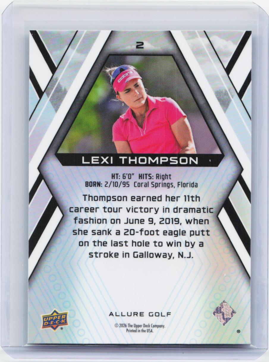 2026 Upper Deck Allure #2 Lexi Thompson