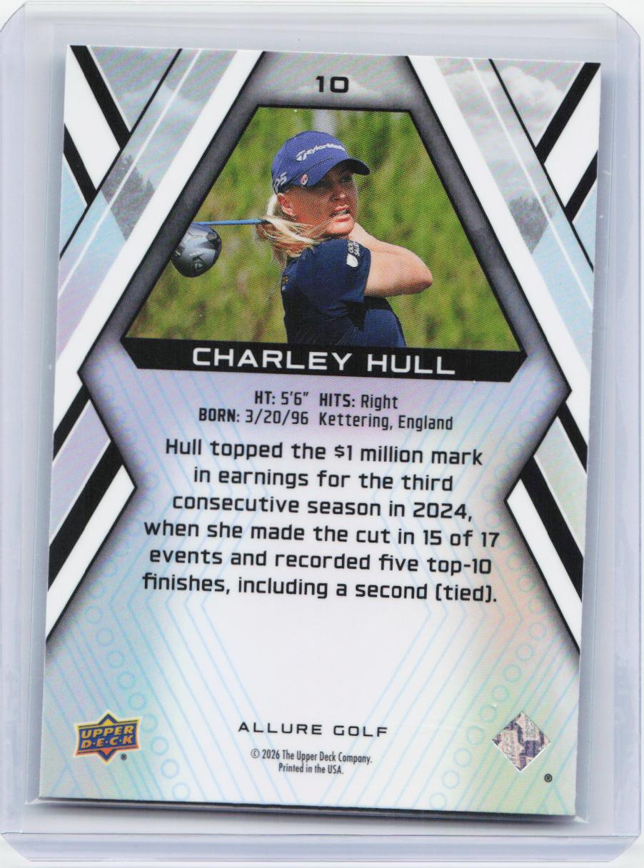 2026 Upper Deck Allure #10 Charley Hull