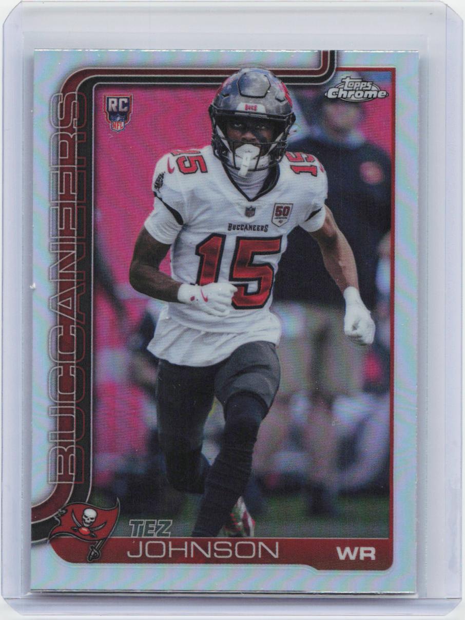 2025 Topps Chrome #342 Tez Johnson Refractor
