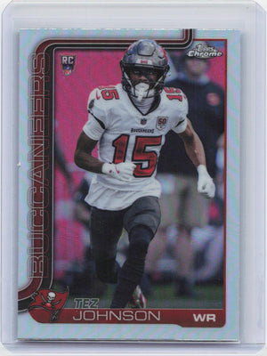 2025 Topps Chrome #342 Tez Johnson Refractor