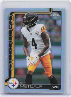 2025 Topps Chrome #254 DK Metcalf Refractor