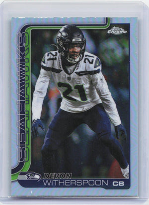 2025 Topps Chrome #277 Devon Witherspoon Refractor