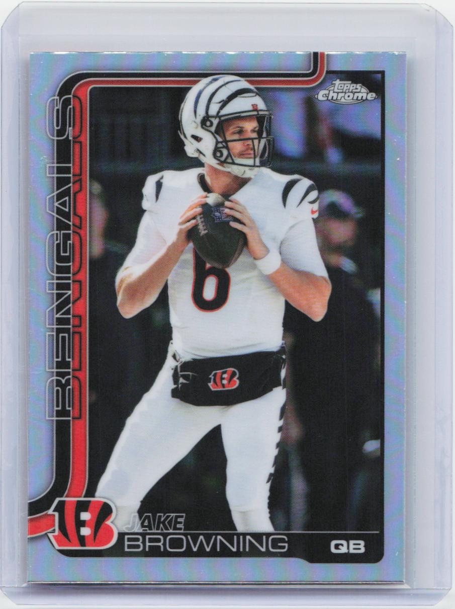 2025 Topps Chrome #63 Jake Browning Refractor