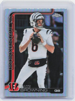 2025 Topps Chrome #63 Jake Browning Refractor