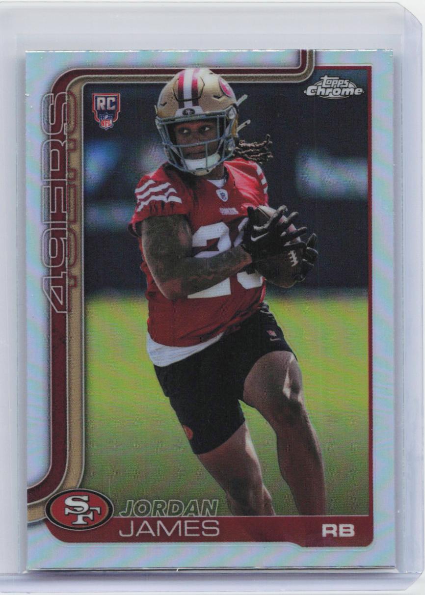 2025 Topps Chrome #329 Jordan James Refractor