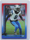 2025 Topps Chrome #41 Jaycee Horn Red White and Blue Refractor