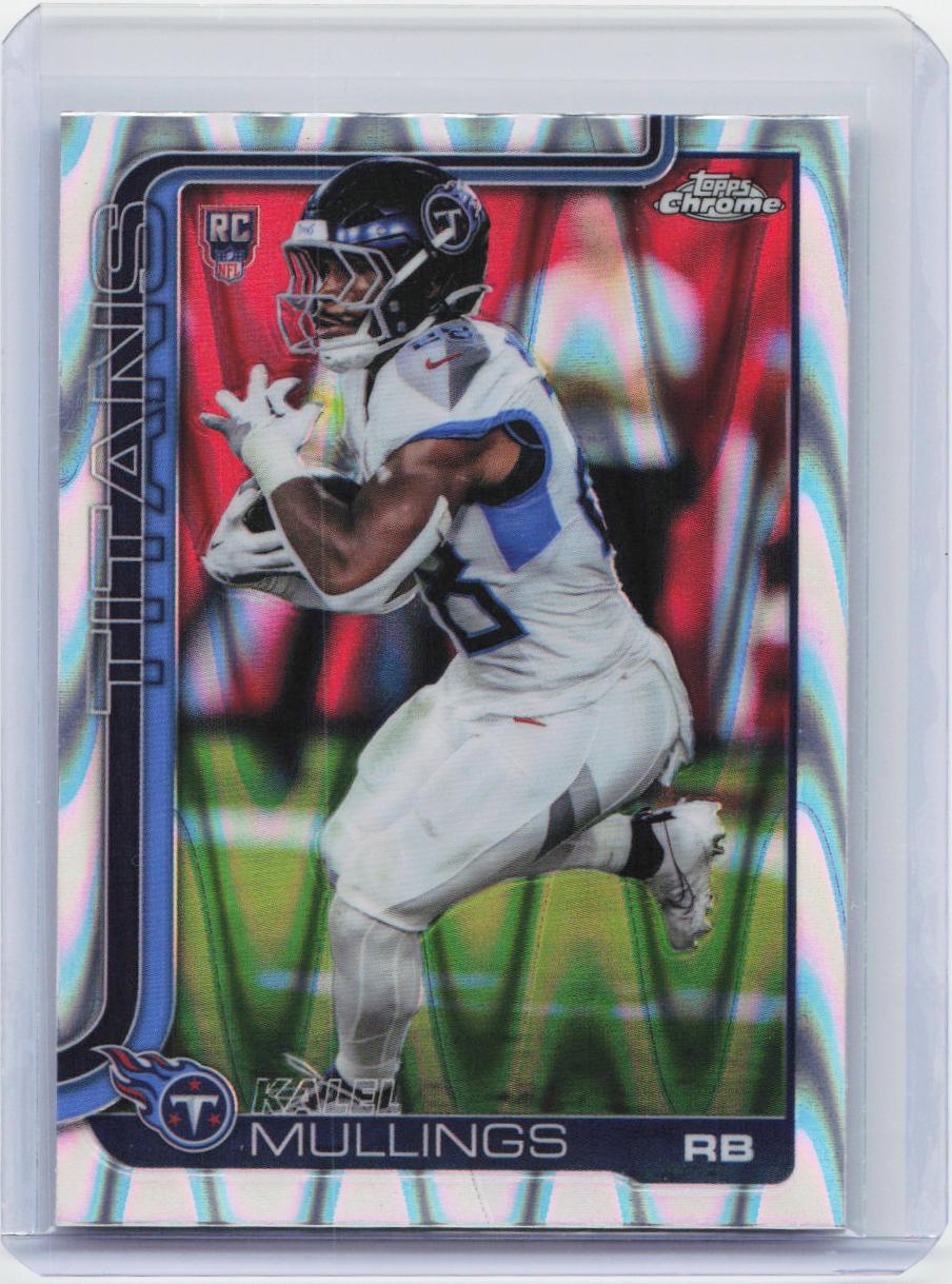 2025 Topps Chrome #309 Kalel Mullings Ray Wave Refractor