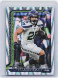 2025 Topps Chrome #279 Zach Charbonnet Ray Wave Refractor