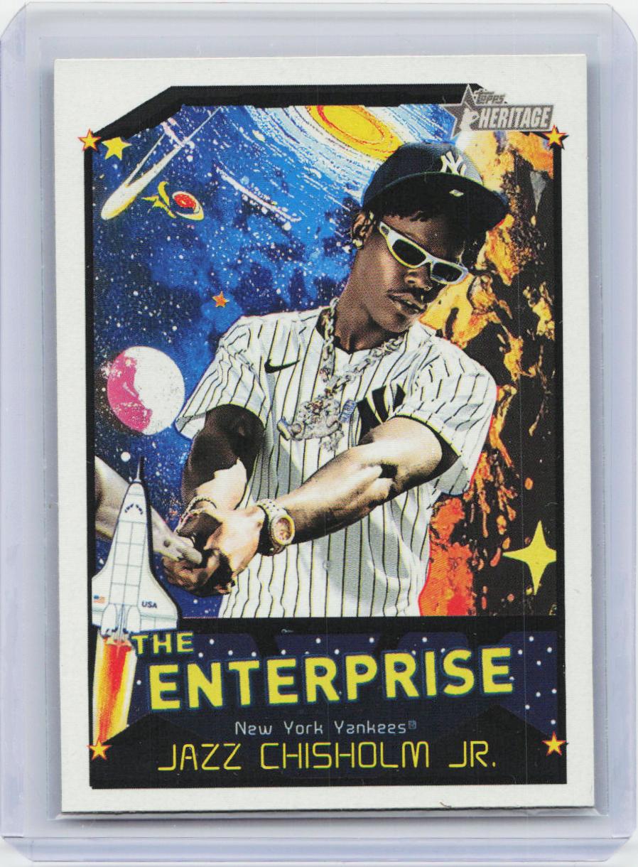 2026 Topps Heritage #TE-JCJ Jazz Chisholm Jr. The Enterprise