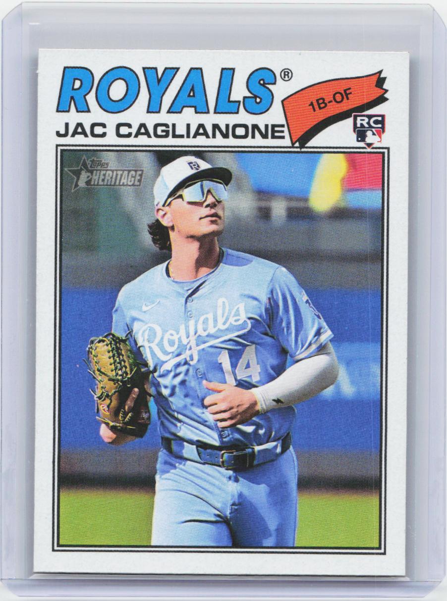 2026 Topps Heritage #136 Jac Caglianone