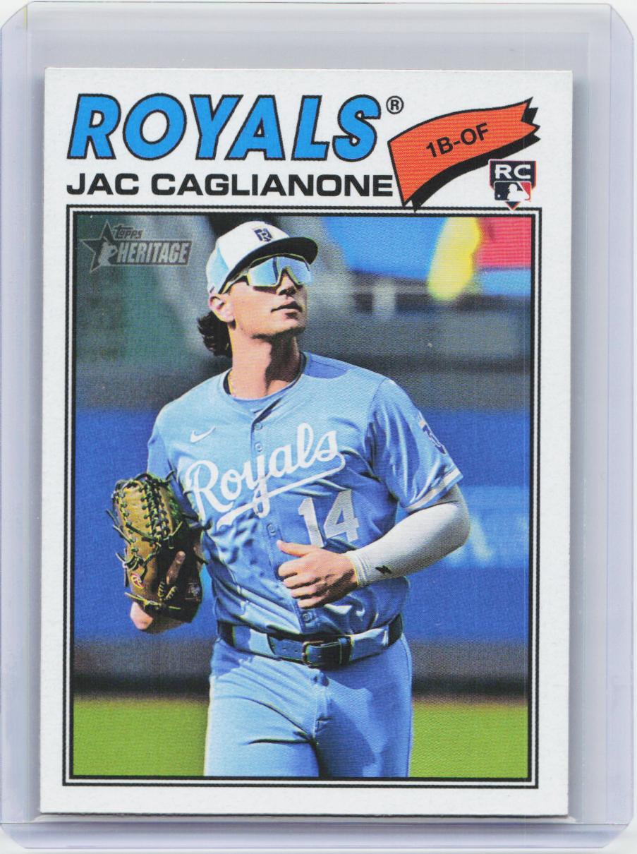 2026 Topps Heritage #136 Jac Caglianone