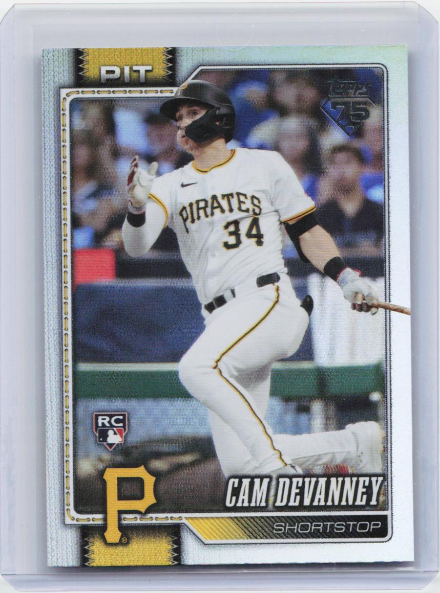 2026 Topps #268 Cam Devanney Rainbow Foil