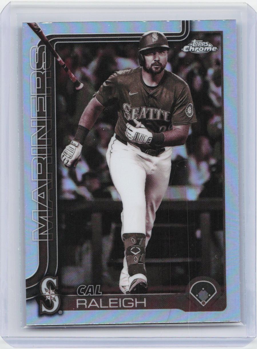 2025 Topps Chrome Update #USC45b Cal Raleigh Sepia Refractors