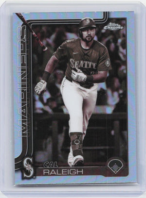 2025 Topps Chrome Update #USC45b Cal Raleigh Sepia Refractors