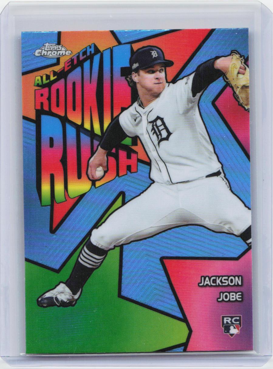 2025 Topps Chrome #CERR-5 Jackson Jobe Chrome All-Etch Rookie Rush
